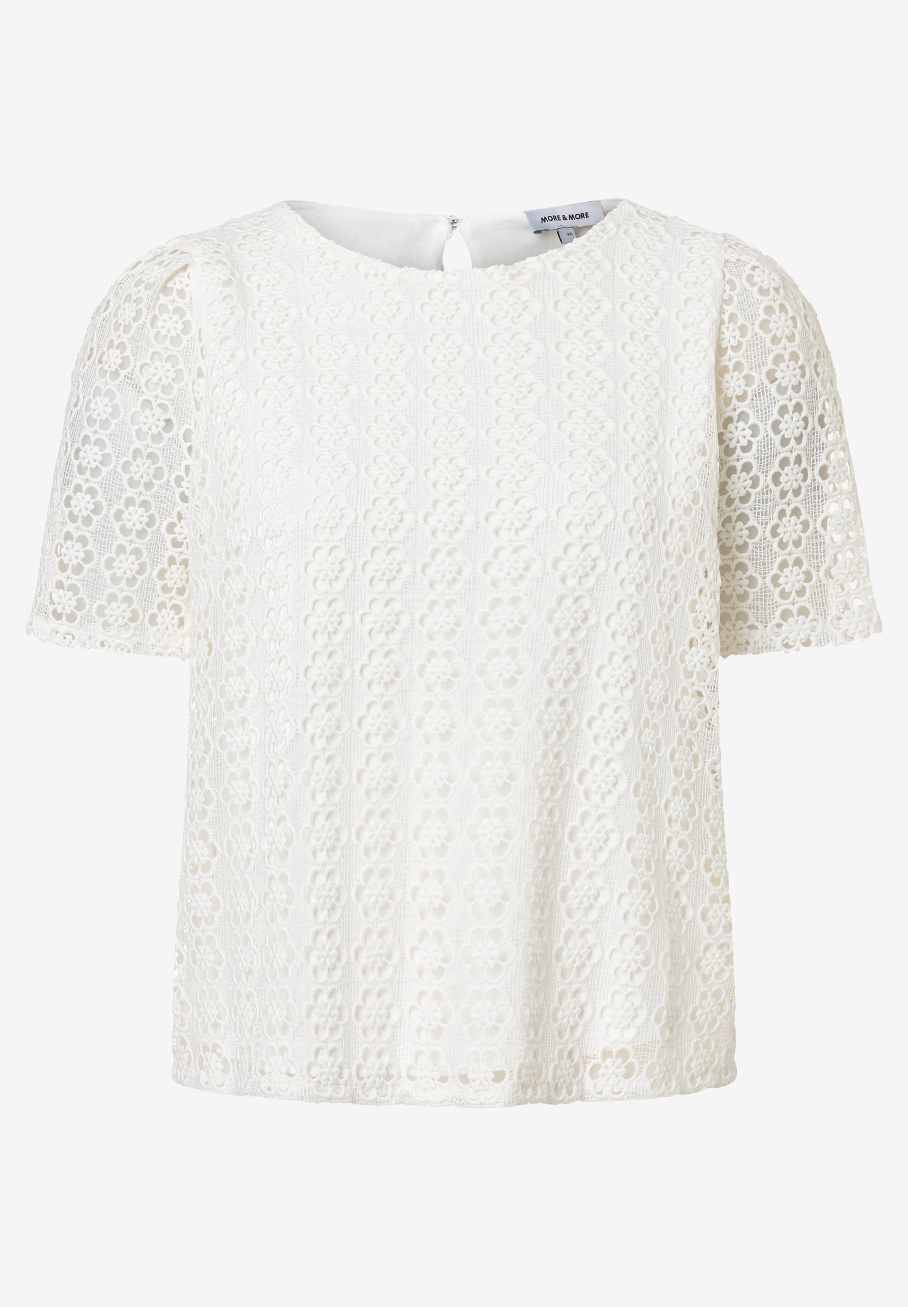 More & More Damen Blusen kurz  Off White