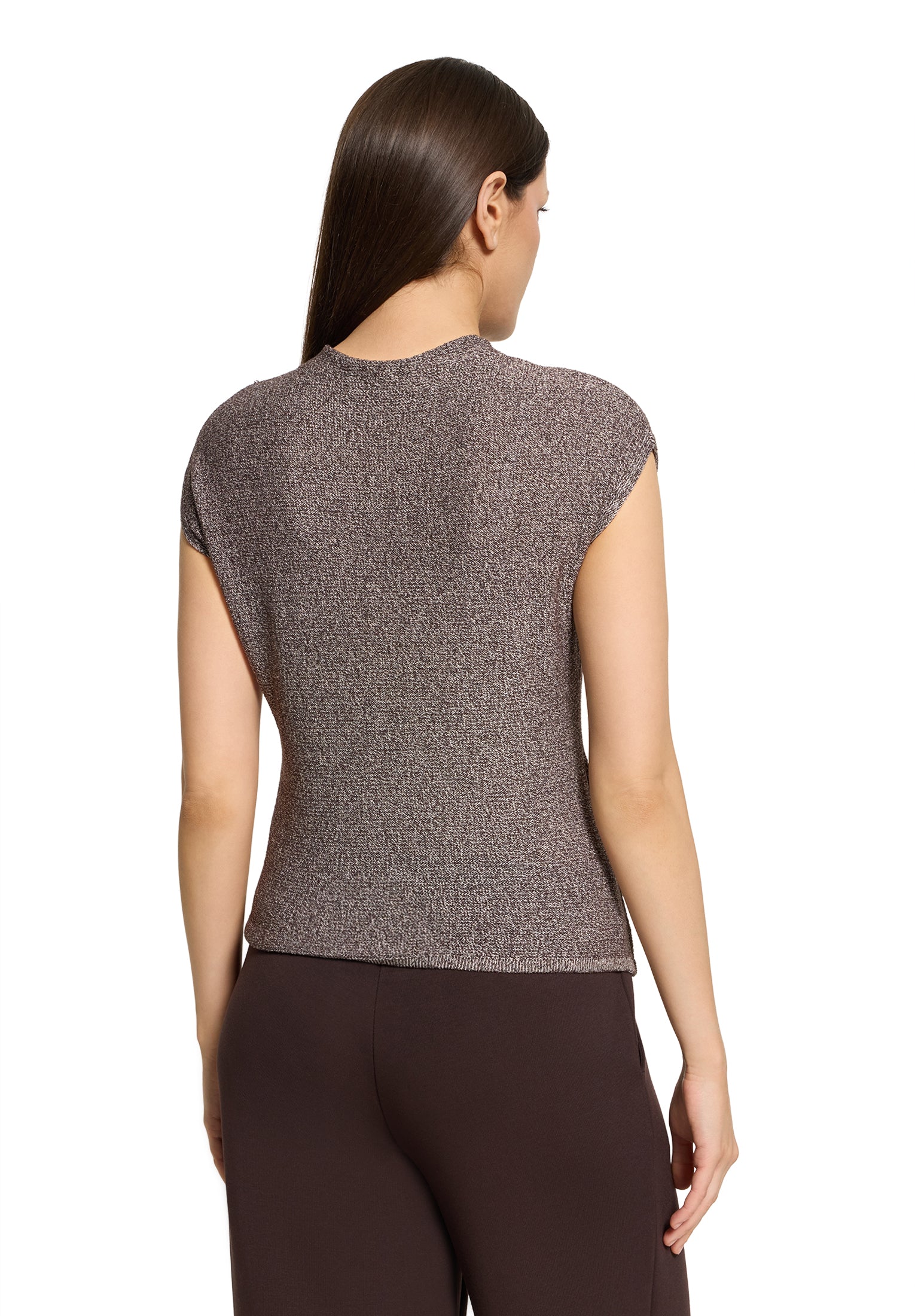 Cartoon Damen T-Shirts Brown Melange