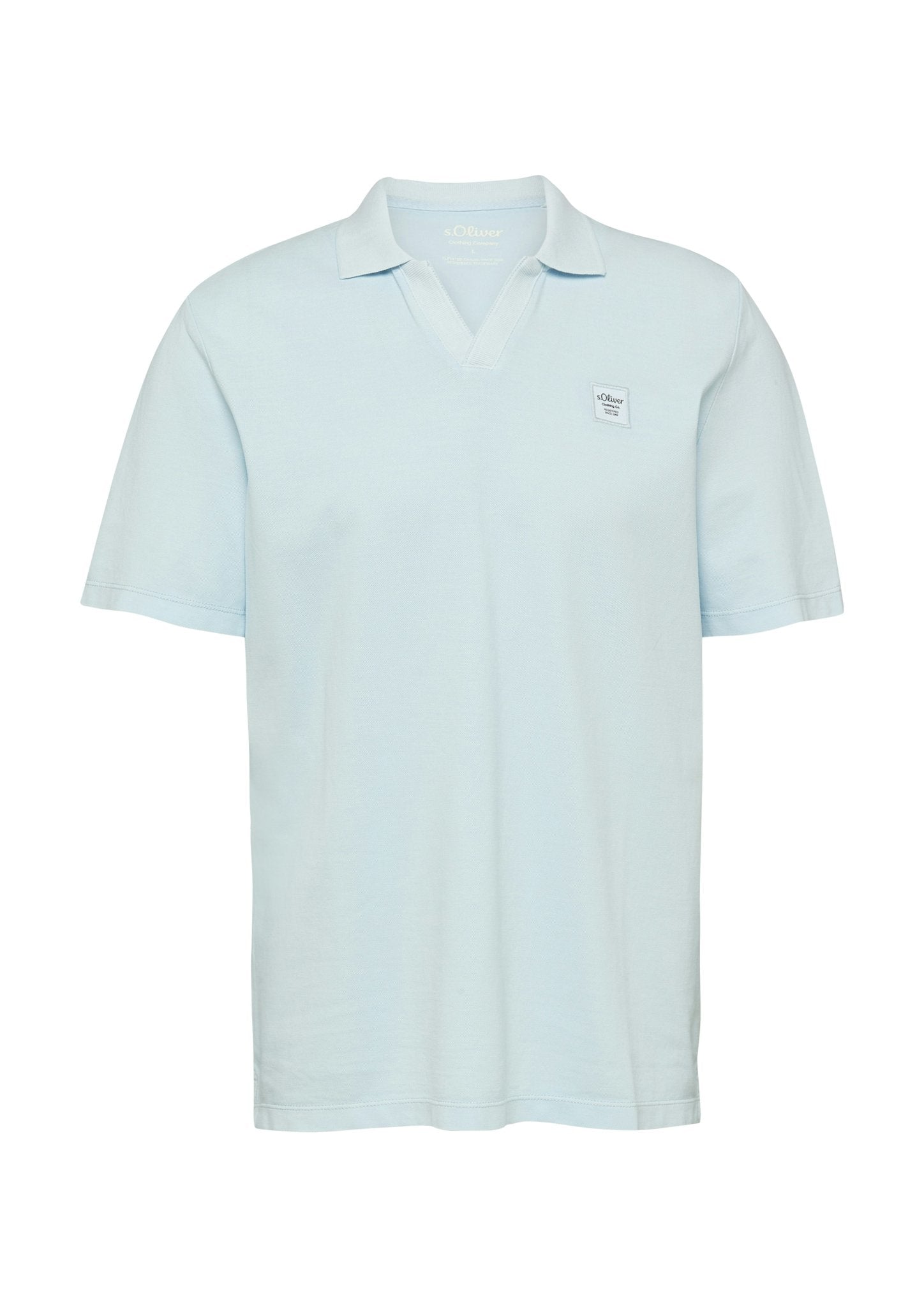 S. Oliver red Herren Polo-Shirts Blue