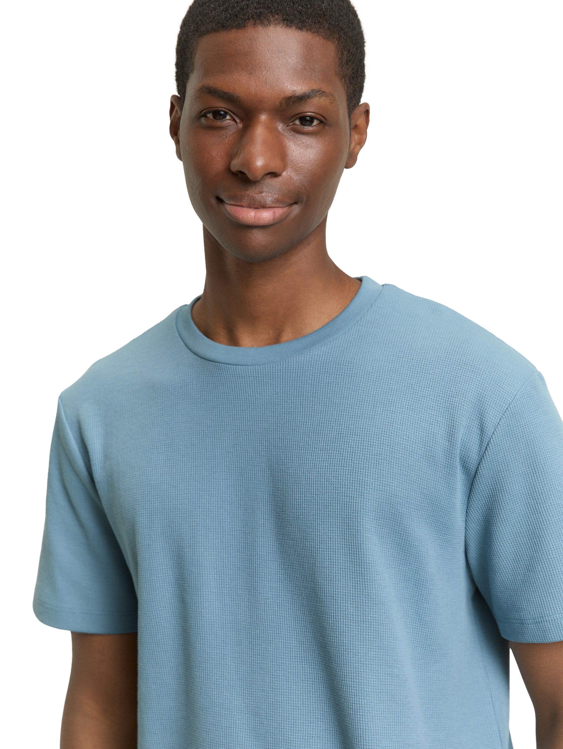 Tom Tailor denim Herren T-Shirts kurz Citadel Blue