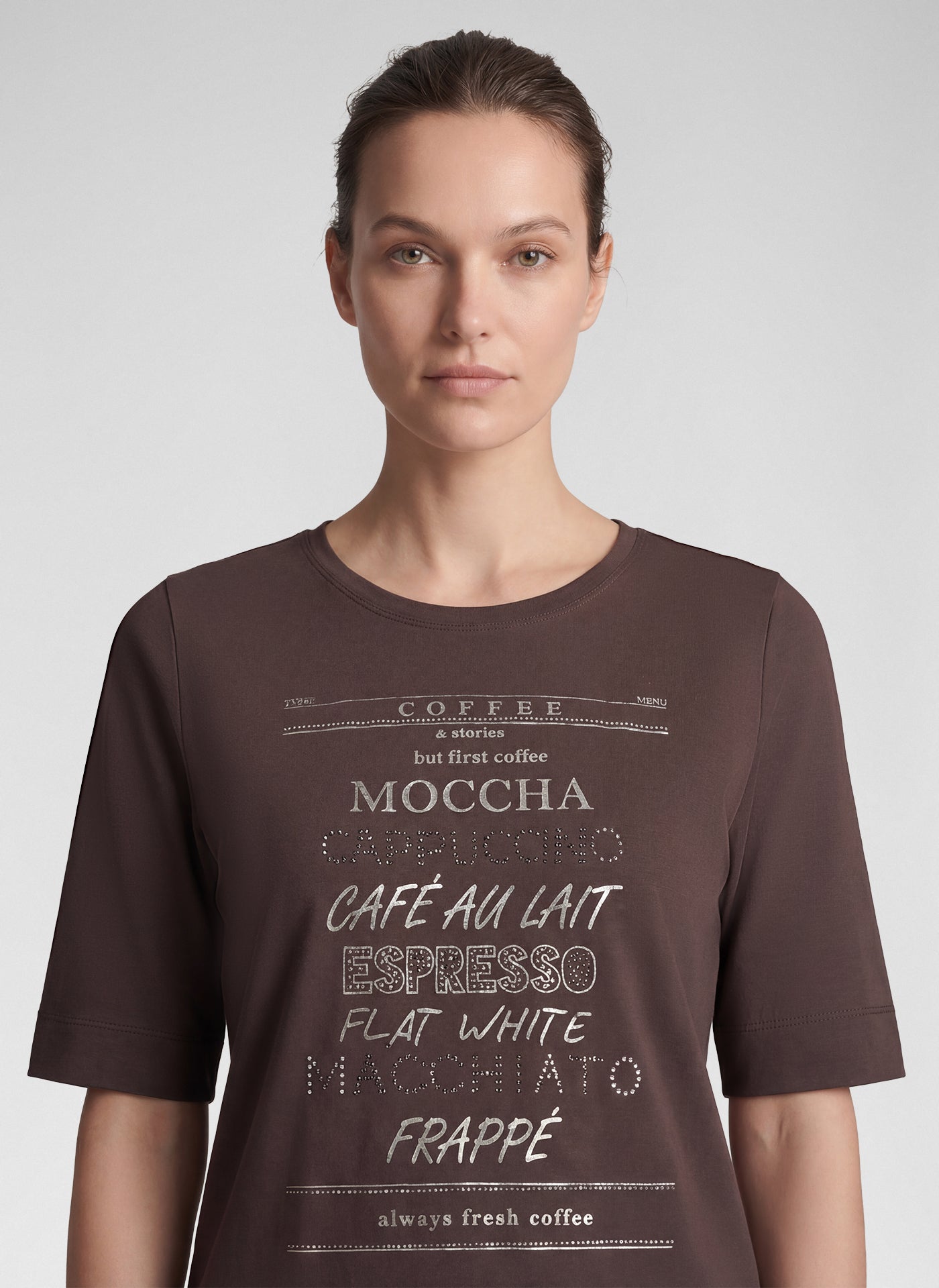 Rabe Damen T-Shirts Mokka
