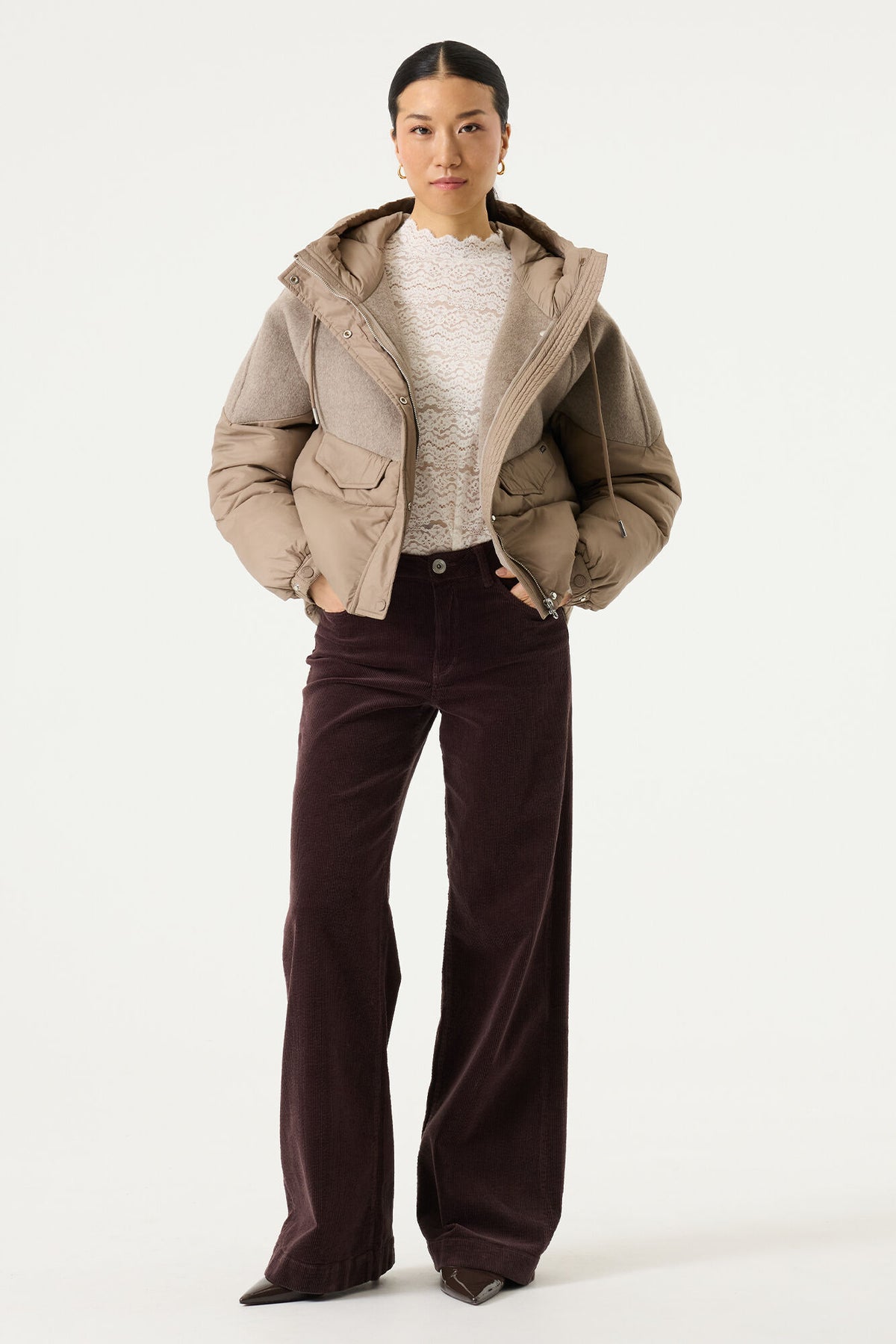 Garcia Damen Jacken Dusky Taupe