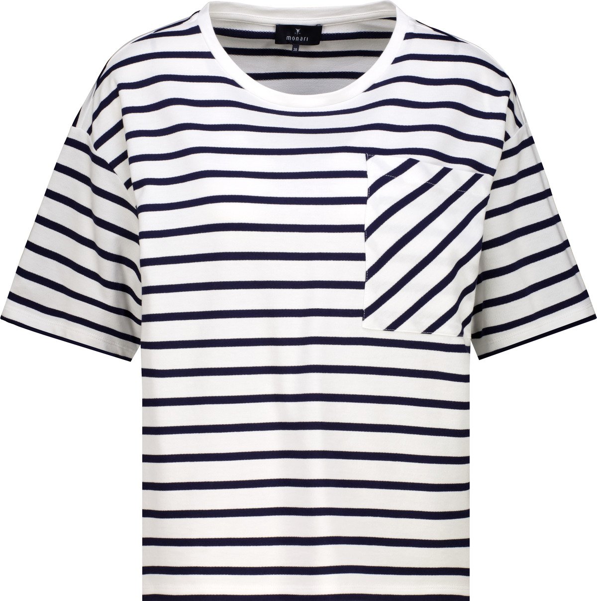 Monari Damen T-Shirts  Marine Ring