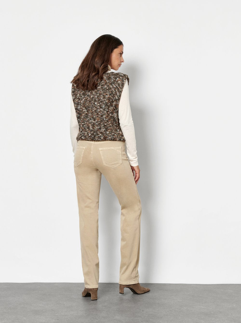 Toni Dress Damen Jeans Cream Beige