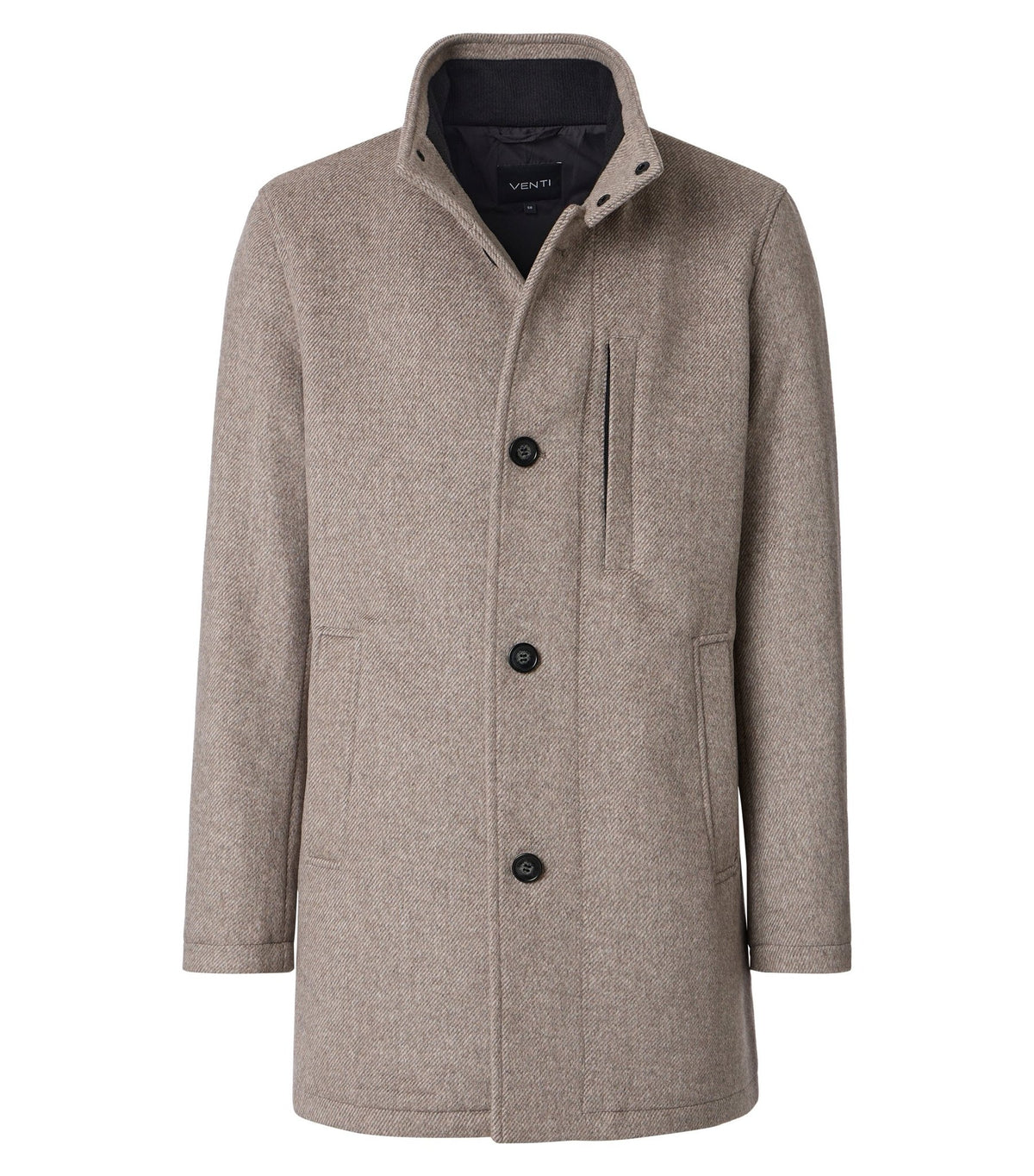 Venti Herren Mantel   Beige