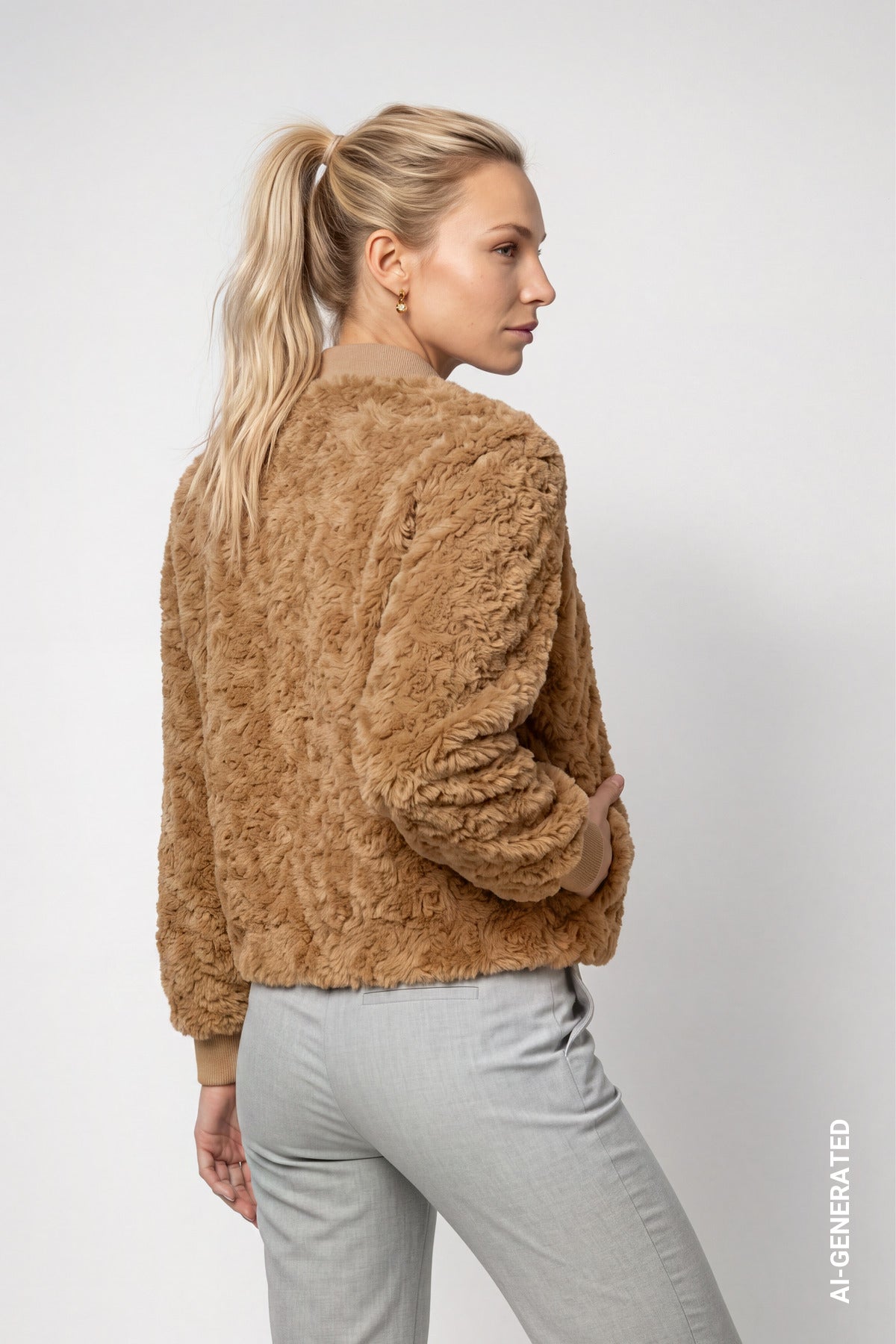 Monari Damen Jacken Brown Sugar