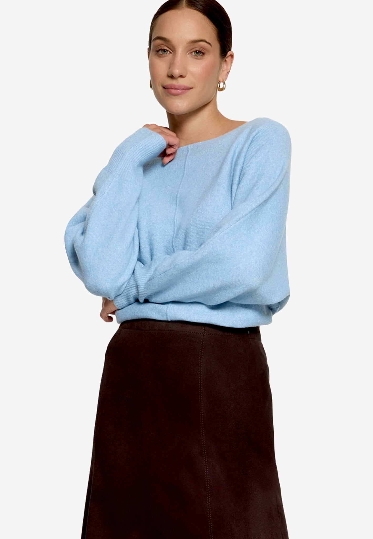 Zero Damen Pullover Ashley Blue Mel