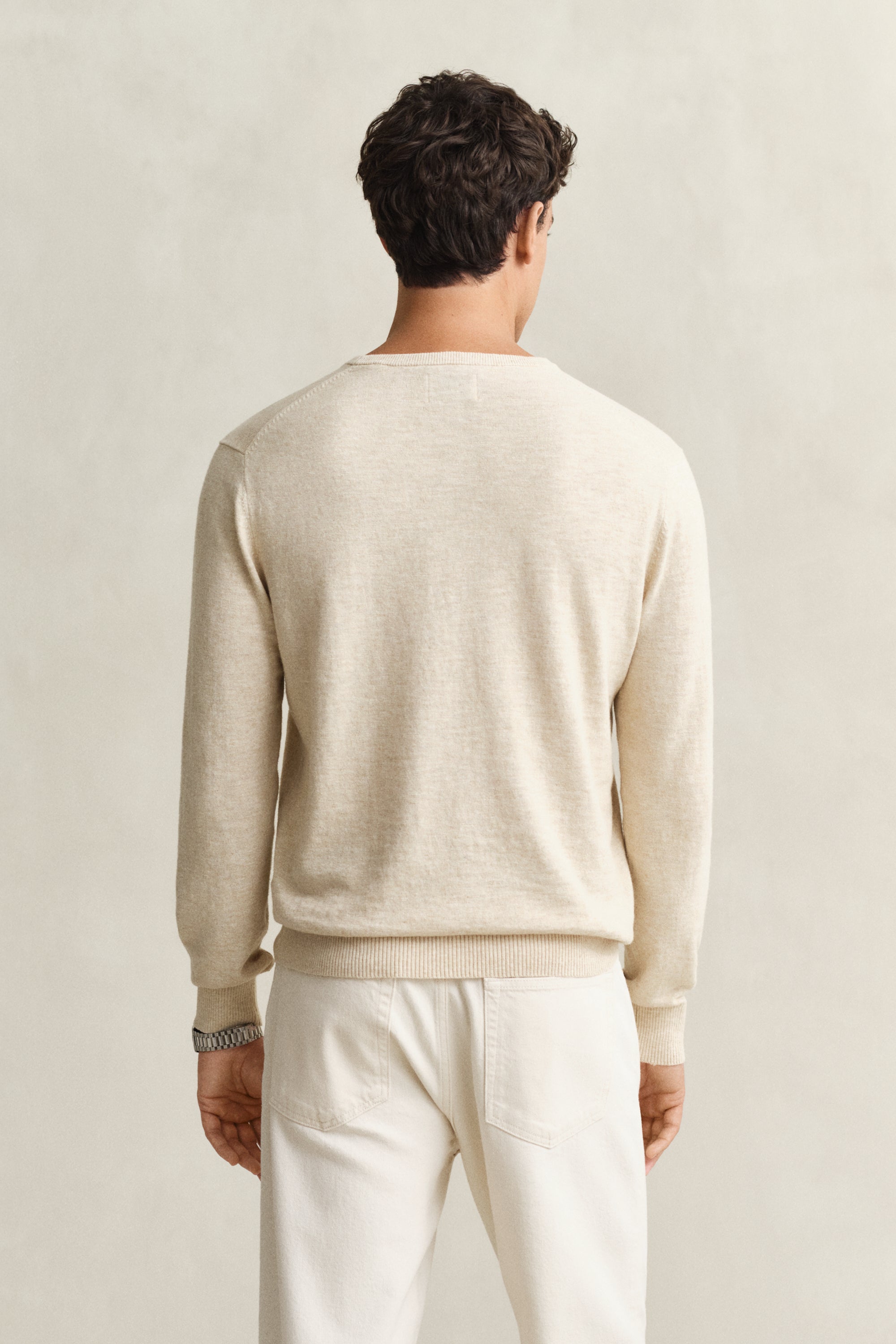 Gant Herren Pullover  Seed Melang