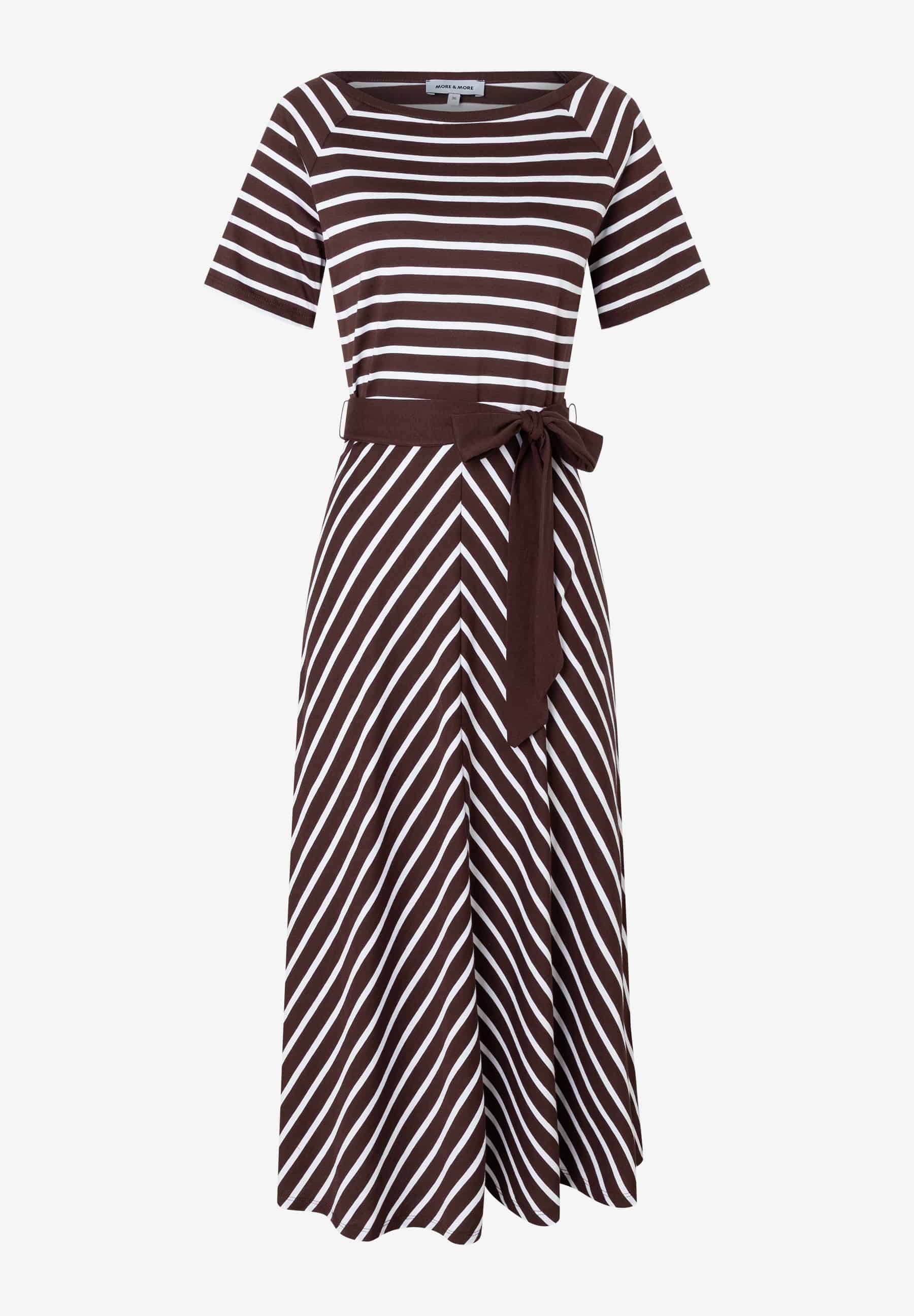 More & More Damen Kleider Jersey Str