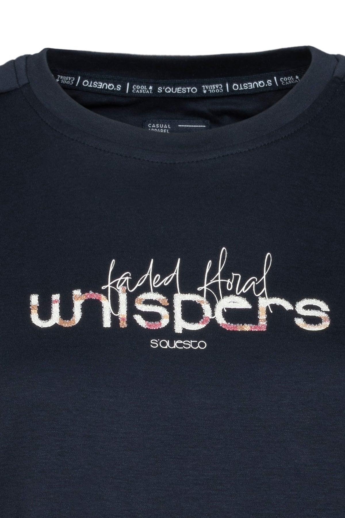 Soquesto Damen T-Shirts Dunkelblau