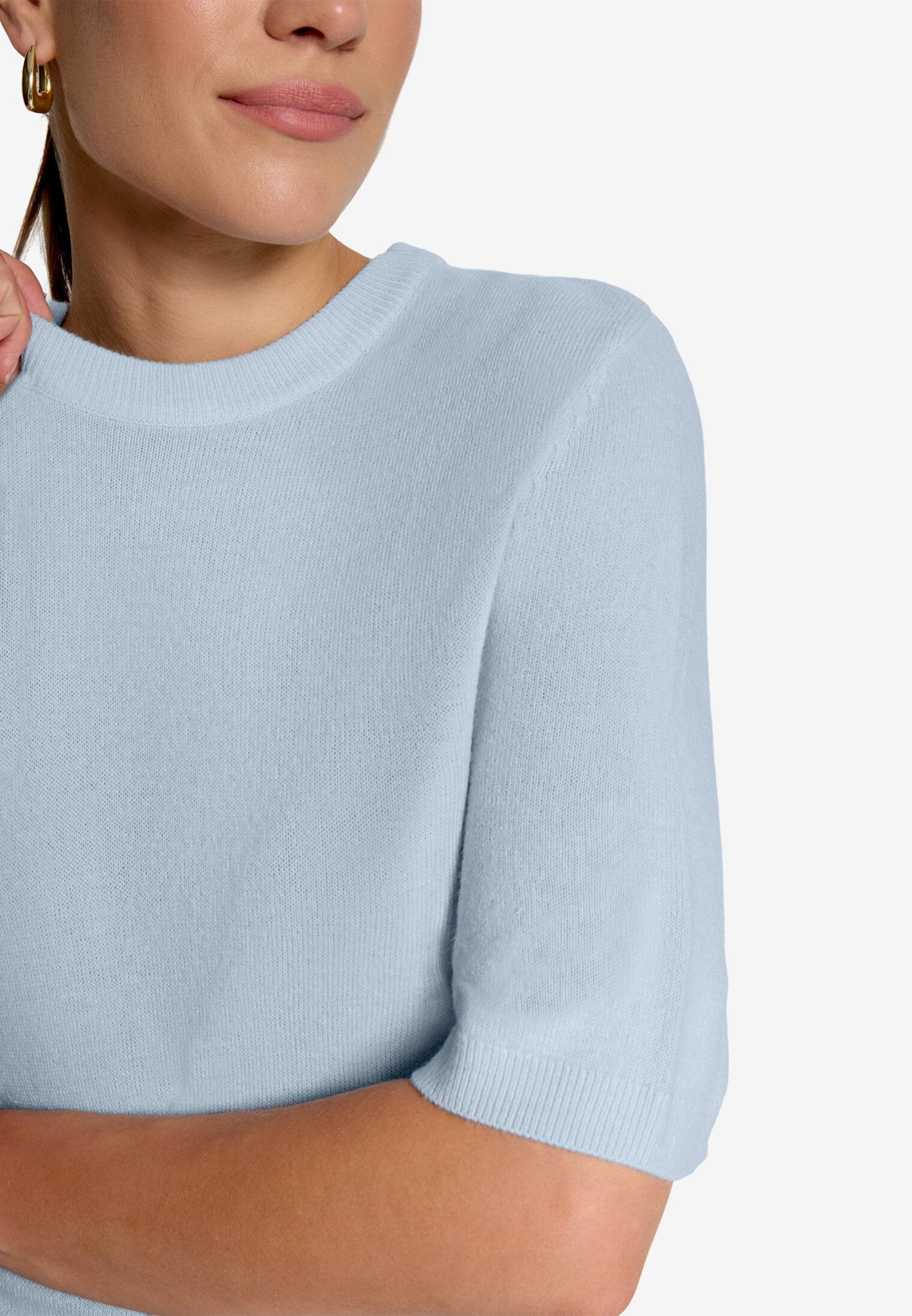 Zero Damen Pullover Blue Fog