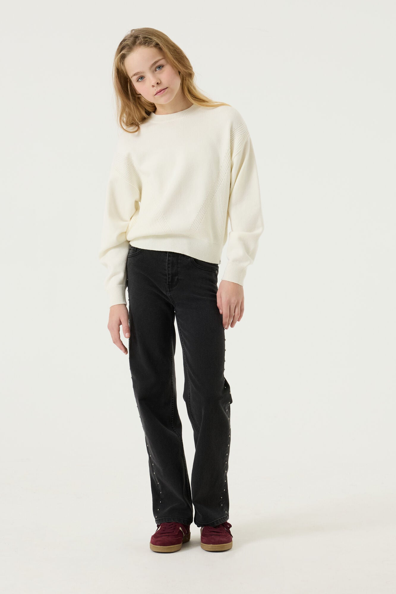 Garcia Mädchen Pullover & Strickjacken Off White