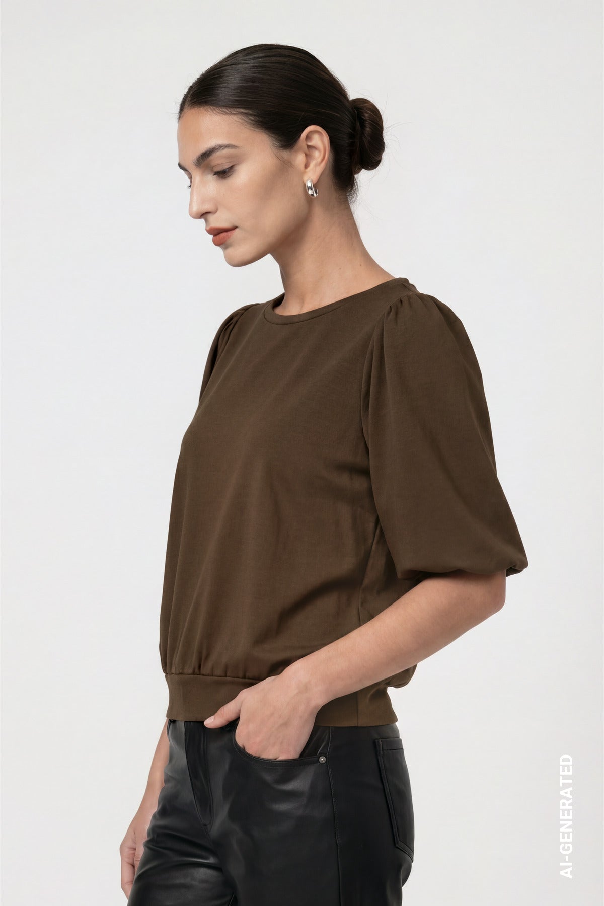 Monari Damen T-Shirts  Olive