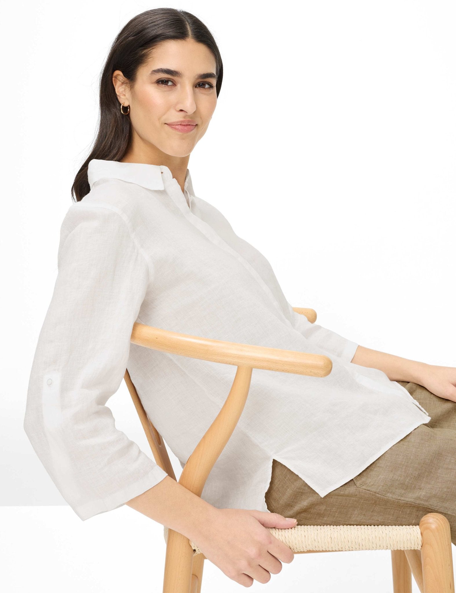 Brax Damen Blusen White