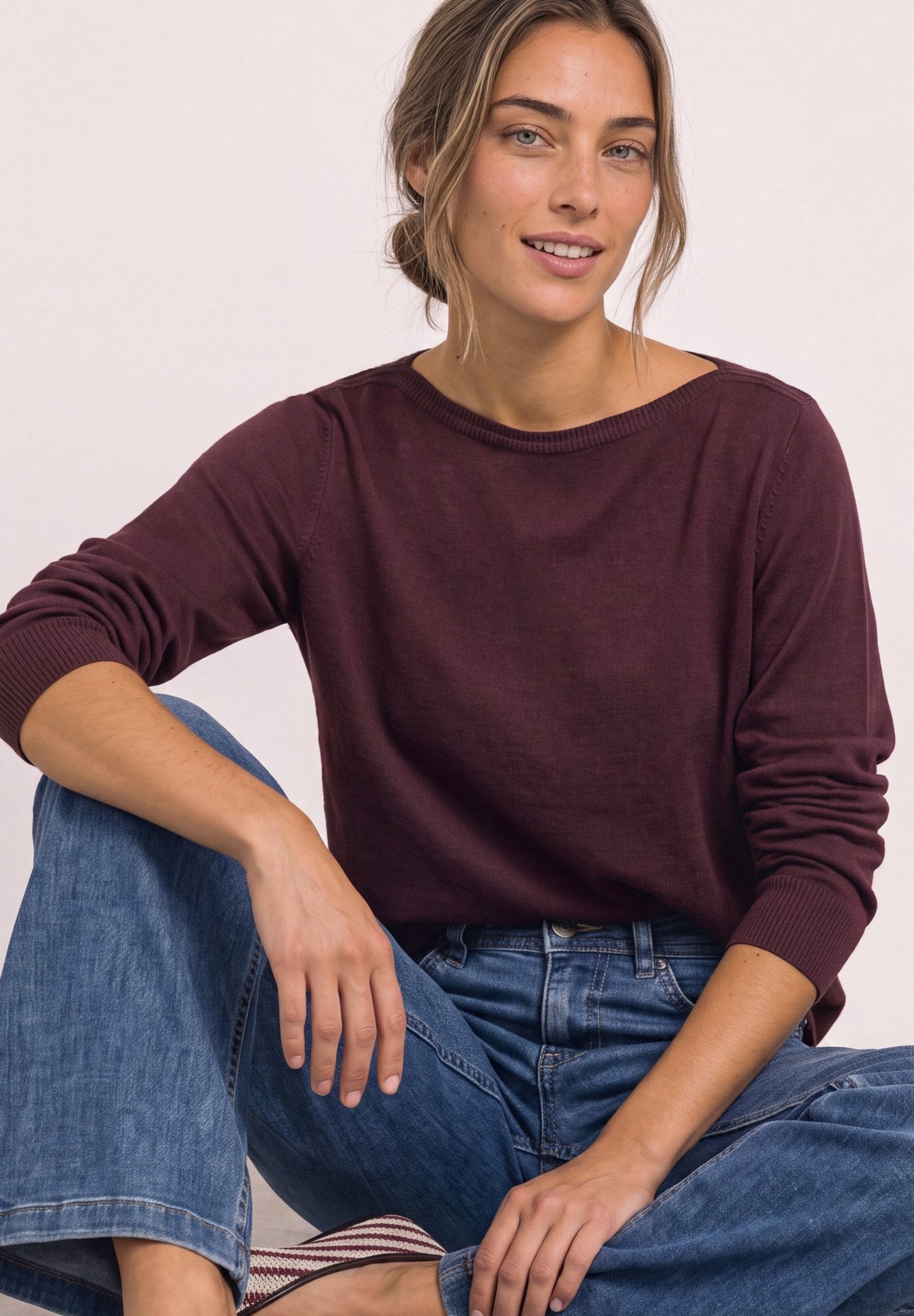 Street One Damen Pullover Rustic Ro