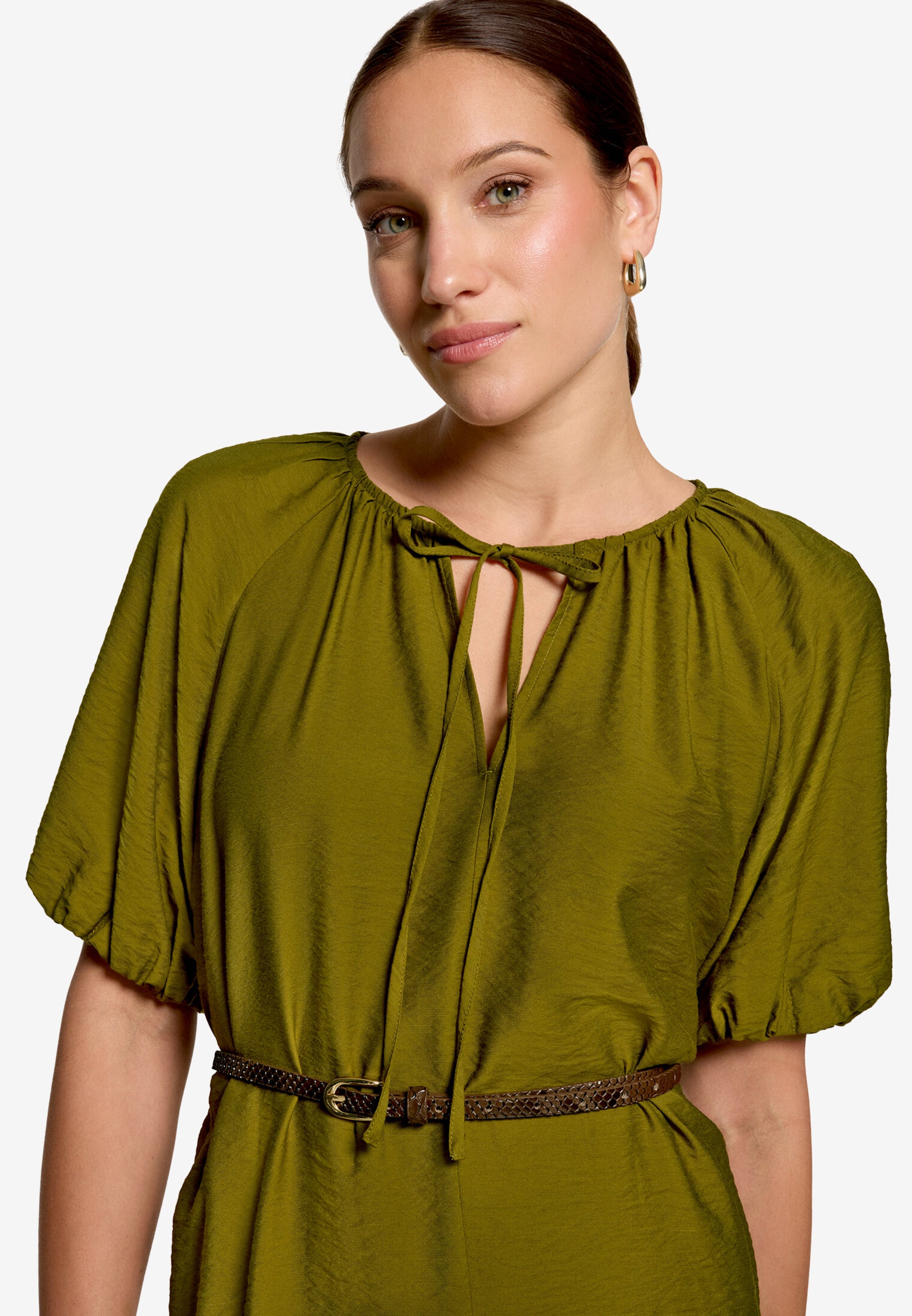 Zero Damen Kleider Fir Green