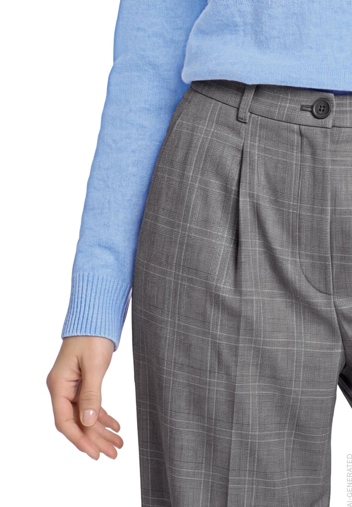 Betty & Co Damen Hosen Grey/Black