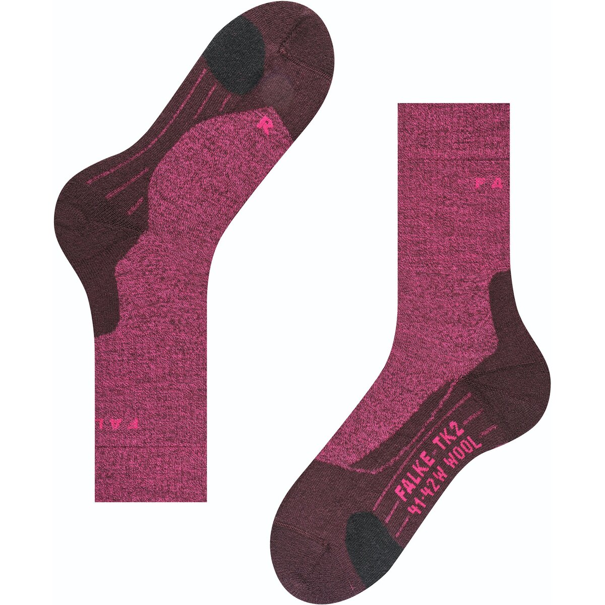 Falke Damen Burgundy